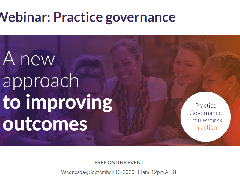 Want to learn more about practice governance?