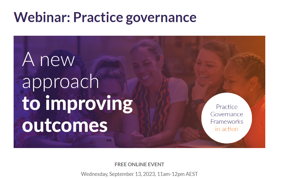 Want to learn more about practice governance?