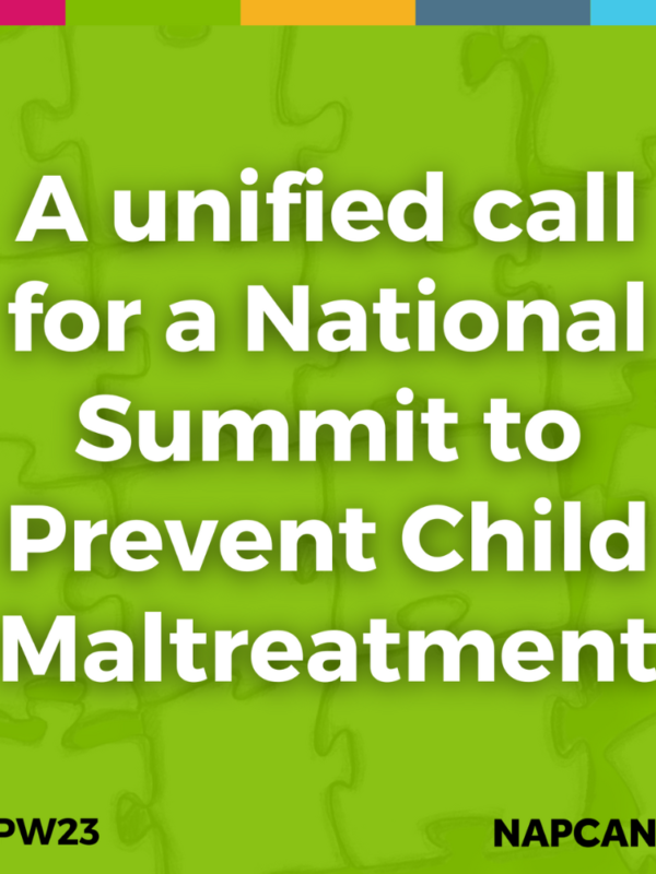Call for a National Summit to Prevent Child Maltreatment