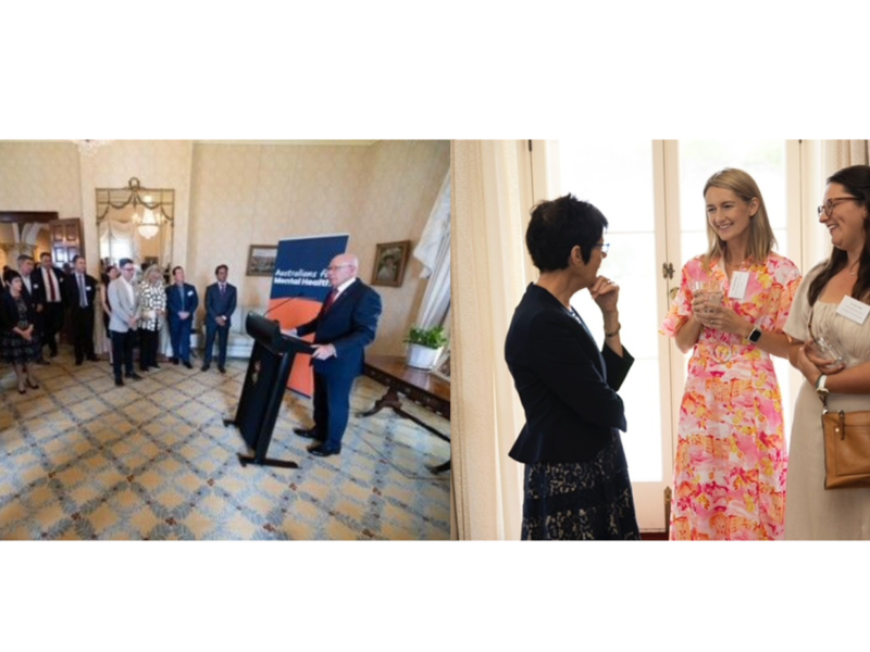 Fams attends Australians for Mental Health event at Admiralty House