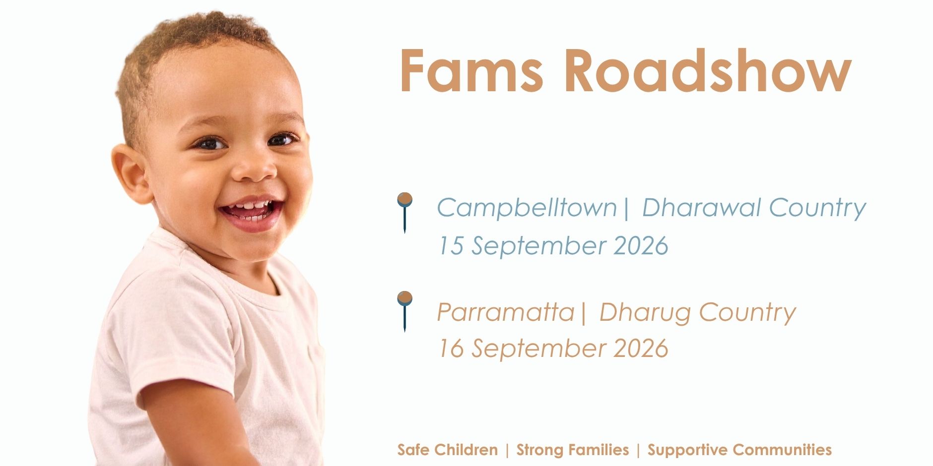The Fams Roadshow is heading to Western Sydney!